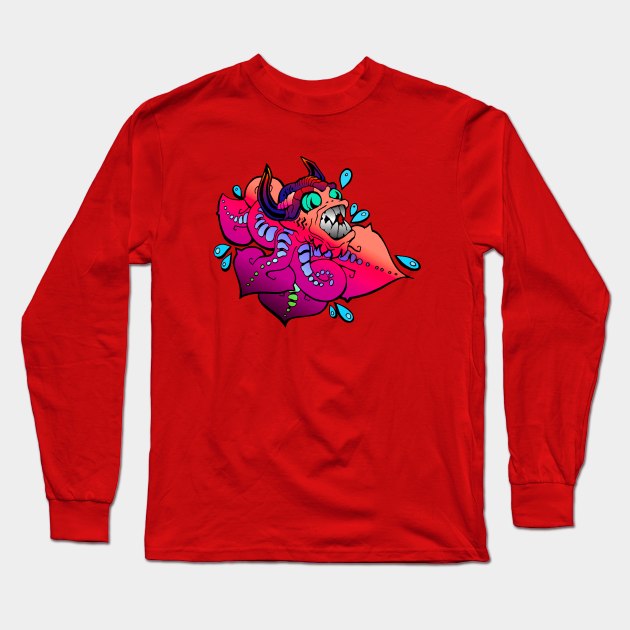 Octo Monster Long Sleeve T-Shirt by Dmitri